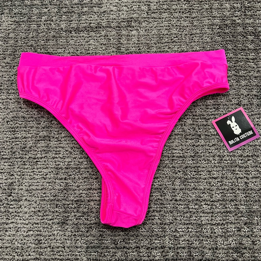Rolita Couture Hot Pink thong bottoms- new with tags!